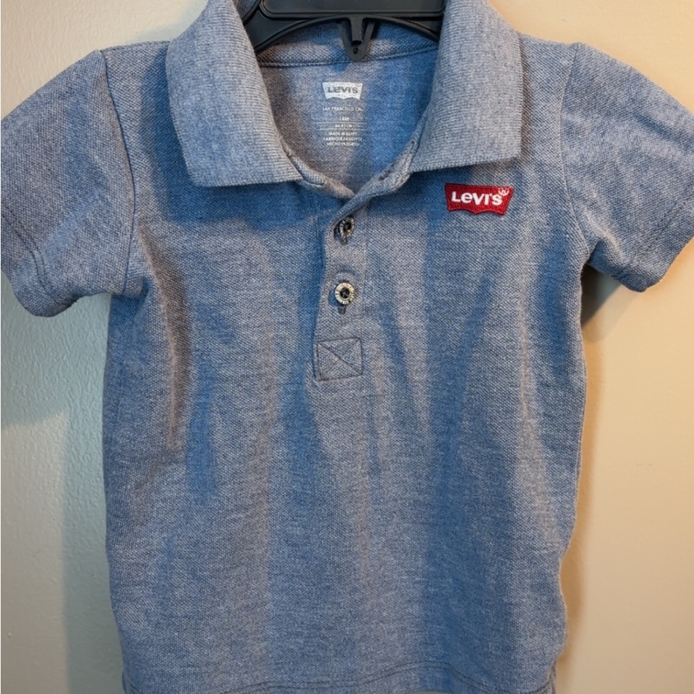 Levi's Blue Button Down Shirt Classic Cotton Blend